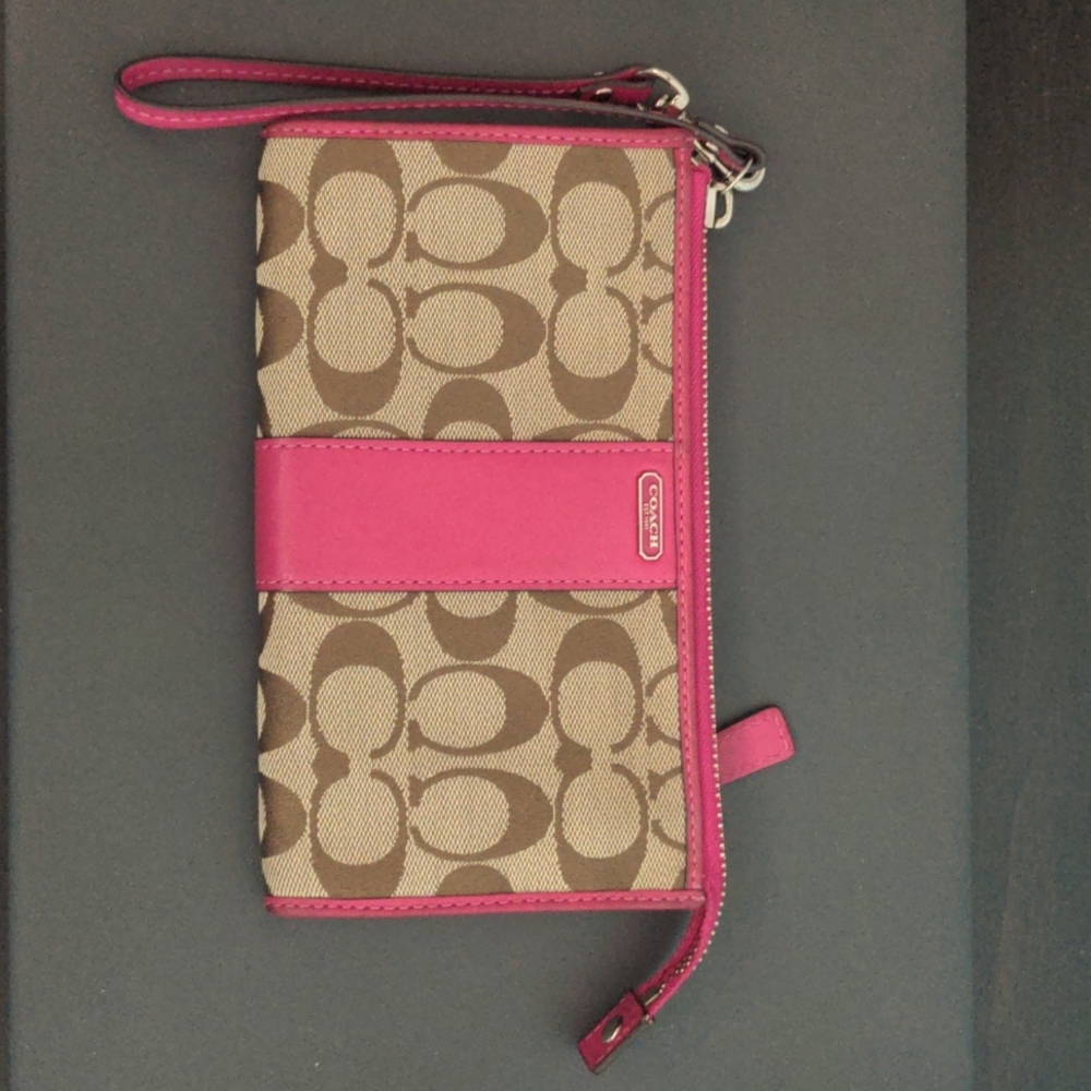 Coach pouch